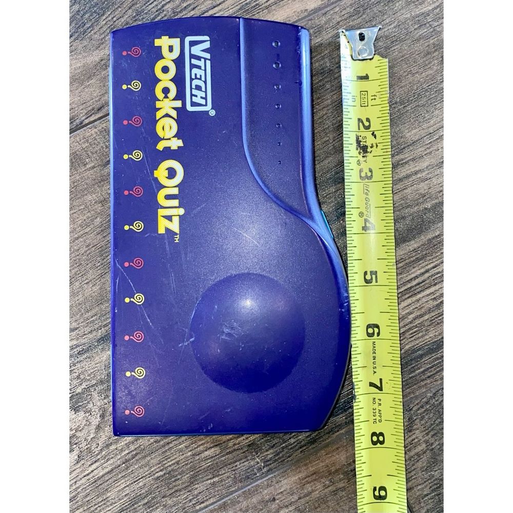 Vintage 1995 VTech Talking Pocket Quiz 1000 Trivia Item # 972196-VII 80-14900 Te - Picture 4 of 5